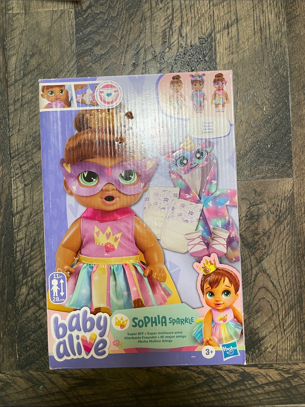 Hasbro Baby Alive Sophia Sparkle Doll — Pink & Rainbow